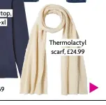  ?? ?? Thermolact­yl scarf, £24.99