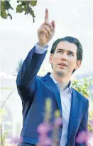  ?? Foto: APA / Barbara Gindl ?? Zeigt, wo es langgehen soll: Bundeskanz­ler Sebastian Kurz.