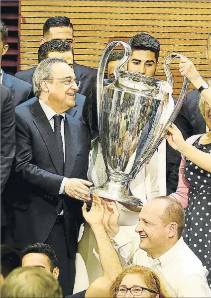  ?? FOTO: SIRVENT ?? En las altas esferas del Real Madrid ven más fácil volver a ganar esta temporada la Champions League que la Liga