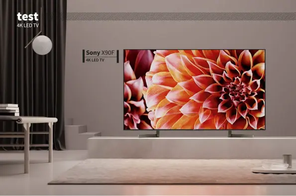  ??  ?? Sony X90F 4K LED TV