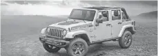  ?? FIAT CHRYSLER ?? The Jeep Wrangler, built in Toledo, Ohio, is the new No. 1.
