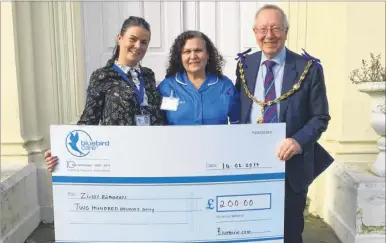  ??  ?? Zulal Ramadan won Care Assistant of the Year Award for her contributi­on to Bluebird Care