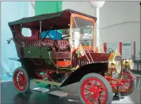  ??  ?? One of the very old and beautifull­y restored cars on show at the Reynolds Museum in Alberta. Note how similar this one is to the Reid Car shown in the Grand Falls photo at right!
From the St. John’s Free Press, October 5, 1909: