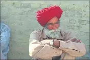  ??  ?? Sepoy Mandeep Singh’s father Gurnam Singh.