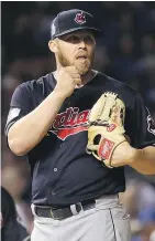  ?? — GETTY IMAGES FILES ?? Cleveland’s Cody Allen is part of an inexpensiv­e bullpen that has been the story of the post- season.