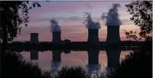  ??  ?? Steam billows from the Cattenom power plant, the ninth largest nuclear power station in the world, in eastern France. Should Britain have a rethink?