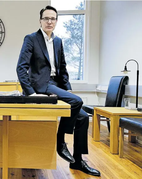  ?? FOTO: KRISTOFFER ÅBERG ?? ■ Ny direktör för Borgå Energi. Måns Holmberg tillträder officiellt den första januari 2022.