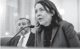  ?? ANNA MONEYMAKER Getty Images/TNS | 2023 ?? A bill from Senate Commerce Committee Chair Maria Cantwell, D-Wash., and her House counterpar­t gives consumers rights over their data and the ability to sue for violations.