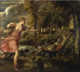  ?? ?? Titian, ‘Death of Actaeon’, 1559–1575