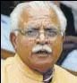  ??  ?? ML Khattar