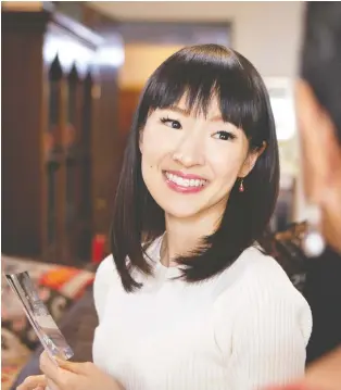  ?? DENISE CREW/NETFLIX ?? Home organizer Marie Kondo, who stars in the Netflix series Tidying Up with Marie Kondo, has a new book that teaches kids it’s fun to clean up around the house.