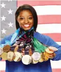  ??  ?? Simone Biles