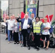  ??  ?? SAFETY DISPUTE: Southern Rail guards are to stage the first of five 48-hour strike action days