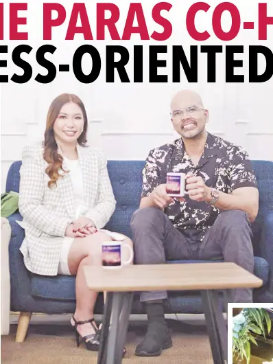  ?? ?? Comedian and former cager Benjie Paras on co-hosting GTV's ‘Negosyo Goals’ with businesswo­man Anna Magkawas: ‘This is going to be a learning process for me.’