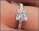  ??  ?? Bogus claim: The ‘stolen’ ring