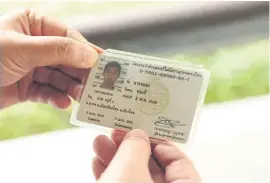  ??  ?? Mong’s Non-Thai National ID Card (0).