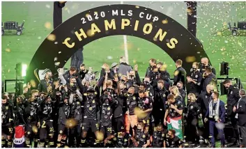  ??  ?? Tough…no team has won back-to-back MLS Cups since LA Galaxy in 2012