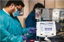  ?? Brett Coomer / Staff file photo ?? Hospitals were among the businesses that have fared well in the pandemic, according to a company that analyzes power data. Texas hospitals’ electricit­y use was up 1 percent in April.