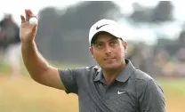  ?? Peter Morrison/Associated Press ?? ■ Francesco Molinari of Italy on the 18th hole after the final round for the 147th British Open Golf championsh­ips Sunday in Carnoustie, Scotland.