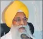  ??  ?? Akal Takht jathedar Giani Gurbachan Singh