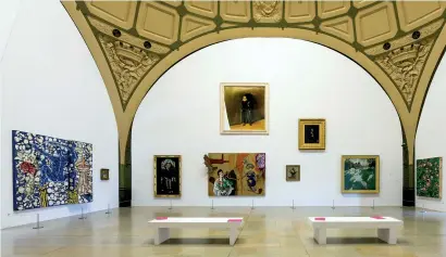  ??  ?? « Orsay vu par Julian Schnabel ». Vue de l’exposition. 2018. (Ph. S. Crepy Boegly). Exhibition view
