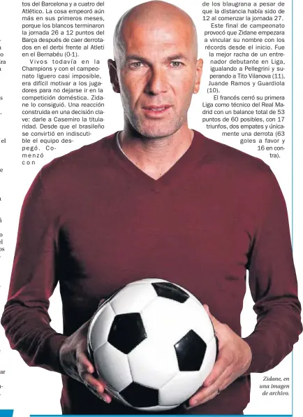  ??  ?? Zidane, en una imagen de archivo.