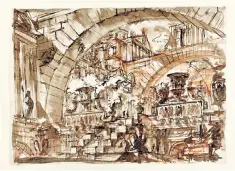  ?? ?? Fanciful: an architectu­ral fantasy by Giovanni Battista Piranesi, c1745-50