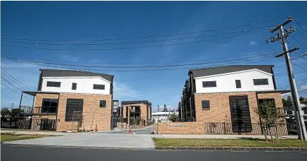  ??  ?? A woman who had expected to move into the Onehunga Bay Terrace Developmen­t had visualised hosting social events, and decoration plans, only to be sidelined by a deal struck behind her back.