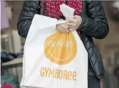  ?? DAVID PAUL MORRIS/BLOOMBERG FILES ?? Gymboree plans to close some stores as part of restructur­ing after it secured US$308.5 million in financing to keep the company operating through the Chapter 11 process.