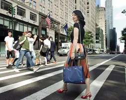  ?? Consulente di moda ?? Annalisa Menin a New York dove vive