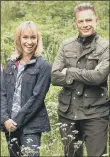  ??  ?? Michaela Strachan and Chris Packham are back on our screens for the next three weeks.
