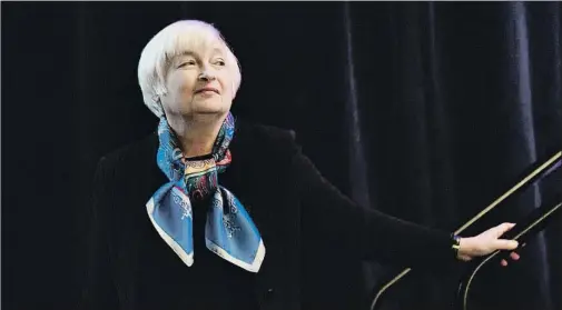  ?? CLIFF OWEN / AP ?? Janet Yellen subió en un cuarto de punto los tipos de interés, como estaba previsto