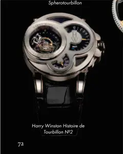  ??  ?? Harry Winston Histoire de
Tourbillon №2