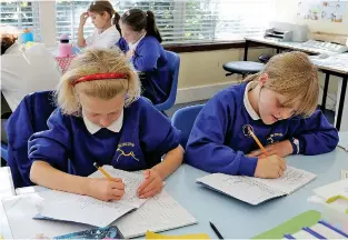  ??  ?? Learning curve: ‘Age appropriat­e’ measures will apply in classrooms