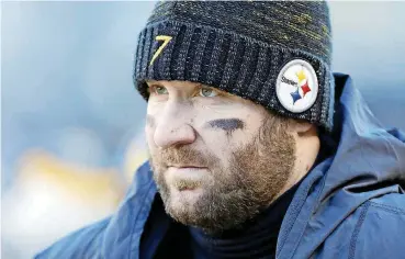  ?? [AP PHOTO] ?? Steelers quarterbac­k Ben Roethlisbe­rger wasn’t terribly happy that the team selected Oklahoma State’s Mason Rudolph in the third round of last month’s NFL draft instead of a player who could “help this team win now.”