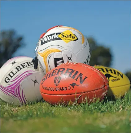  ?? ?? Taking a stand: In response to damning numbers from its study, the Australian Sport Foundation is pushing a Back to Sport Fund to help community sport clubs deal with the rolling impact of COVID-19.