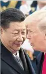  ??  ?? Trump y Xi.