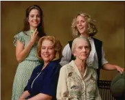  ??  ?? “Fried Green Tomatoes” stars, clockwise from top left, Mary-Louise Parker, Mary Stuart Masterson, Jessica Tandy and Kathy Bates.