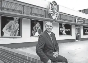  ?? THE OKLAHOMAN FILE ?? Energy co-owner Bob Funk Jr. is shown in front of the team’s offices.