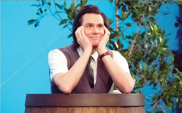  ?? ERICA PARISE/SHOWTIME ?? Jim Carrey, who stars as Jeff Pickles in the Showtime series Kidding, earned a Golden Globe nomination for best actor in a comedy series.