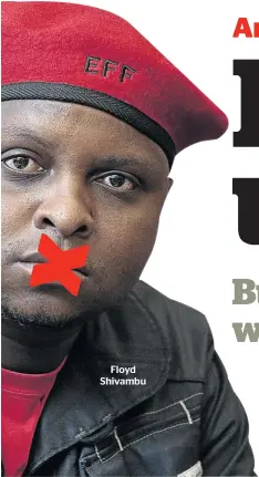  ??  ?? Floyd Shivambu