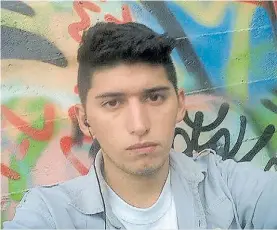  ??  ?? Agente. Rodrigo Escobar (23) se había recibido a fines de noviembre.