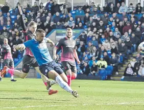  ?? ?? Posh skipper Jonson Clarke-Harris is a key man for the League One run-in