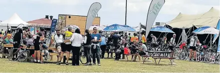  ??  ?? FESTIVE FUN: A preview of what riders and spectators can look forward to at next year’s Herald Continenta­l Cycle Tour race village, which will include a variety of food trucks, family tents, beer yards, the popular Cycle Tour hospitalit­y lounge, a...