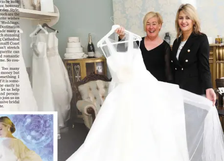  ??  ?? “From the day you say I will, to the day you say I do, we will pave a stress-free path to the altar” says Marguerite McDonnell of House of Weddings, Denny Street, Tralee.