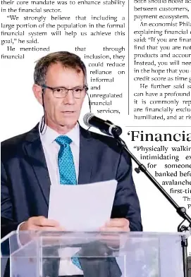 ‘Financial exclusion is a real problem for many people’ - PressReader