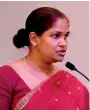  ??  ?? Chairperso­n of the Faculty of Taxation Ms. Shamila Jayasekera addressing the gathering.