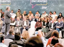  ?? TANIA CONTRERAS ?? Participó en un encuentro organizado por la Fundación Colosio.