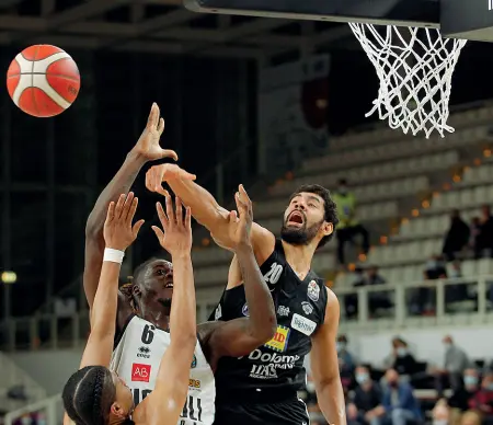  ??  ?? In forma
Trento è reduce dalla bella prova di Milano e dalla vittoria contro Bursaspor in Eurocup