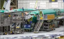  ?? RUTH FREMSON — THE NEW YORK TIMES ?? Boeing 737MAX 8airplanes on the assembly line in Renton, Wash., in 2019. Boeing announced it is changing its leadership of the division.